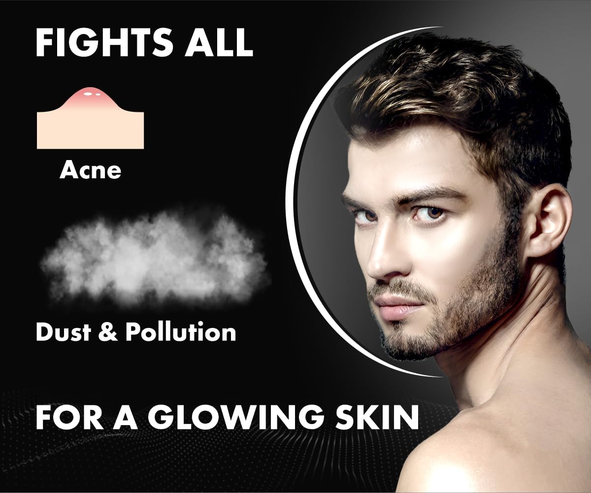 Urban Gabru Activated Charcoal Face Wash for Men 120 gm