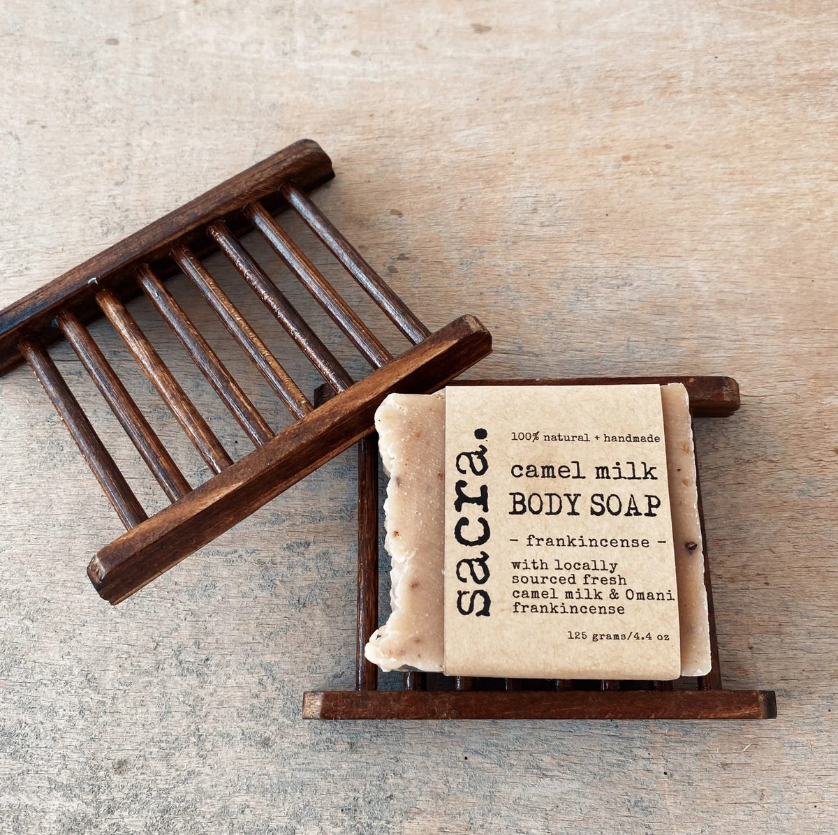 Natural Bamboo Soap Rack