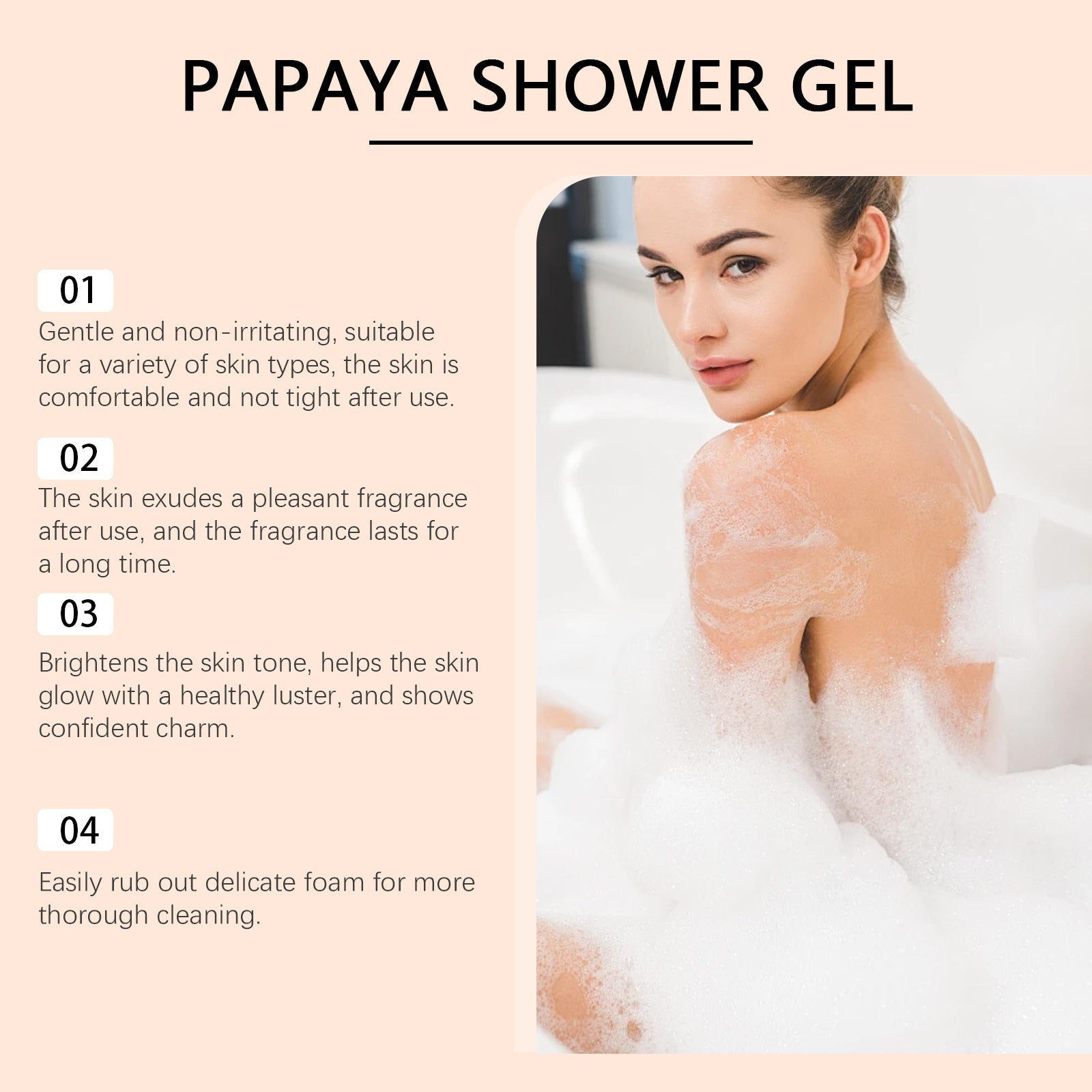 Body Shower Gel, Refreshing Oil Control, Long-lasting Fragrance, Moisturizing Body Cleansing ,237ml
