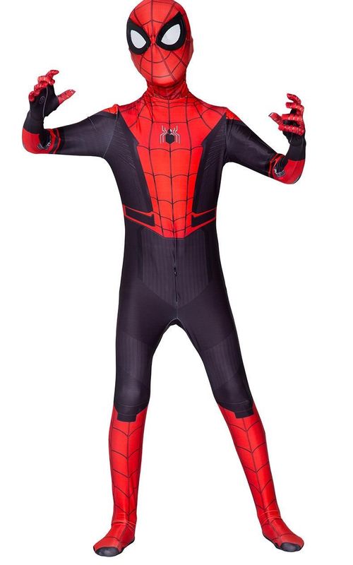 Kids Spiderman Cosplay Suit Far From Home Spiderman Costume Halloween Cosplay Costume