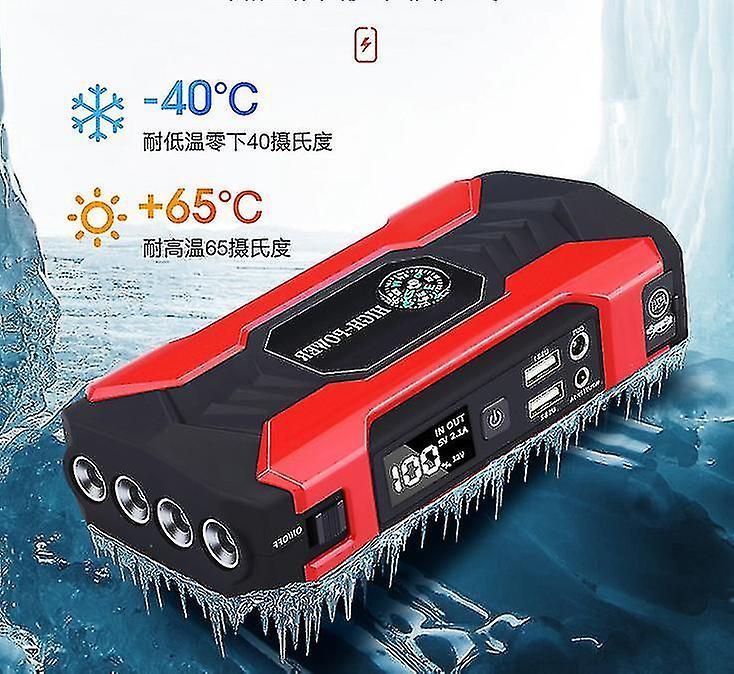 Car Jump Starter 28000mah Power Bank Charger 12v Car Van Battery Pack Booster