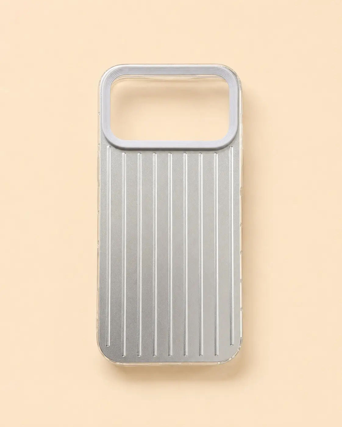 Silver Stripped Phone Case