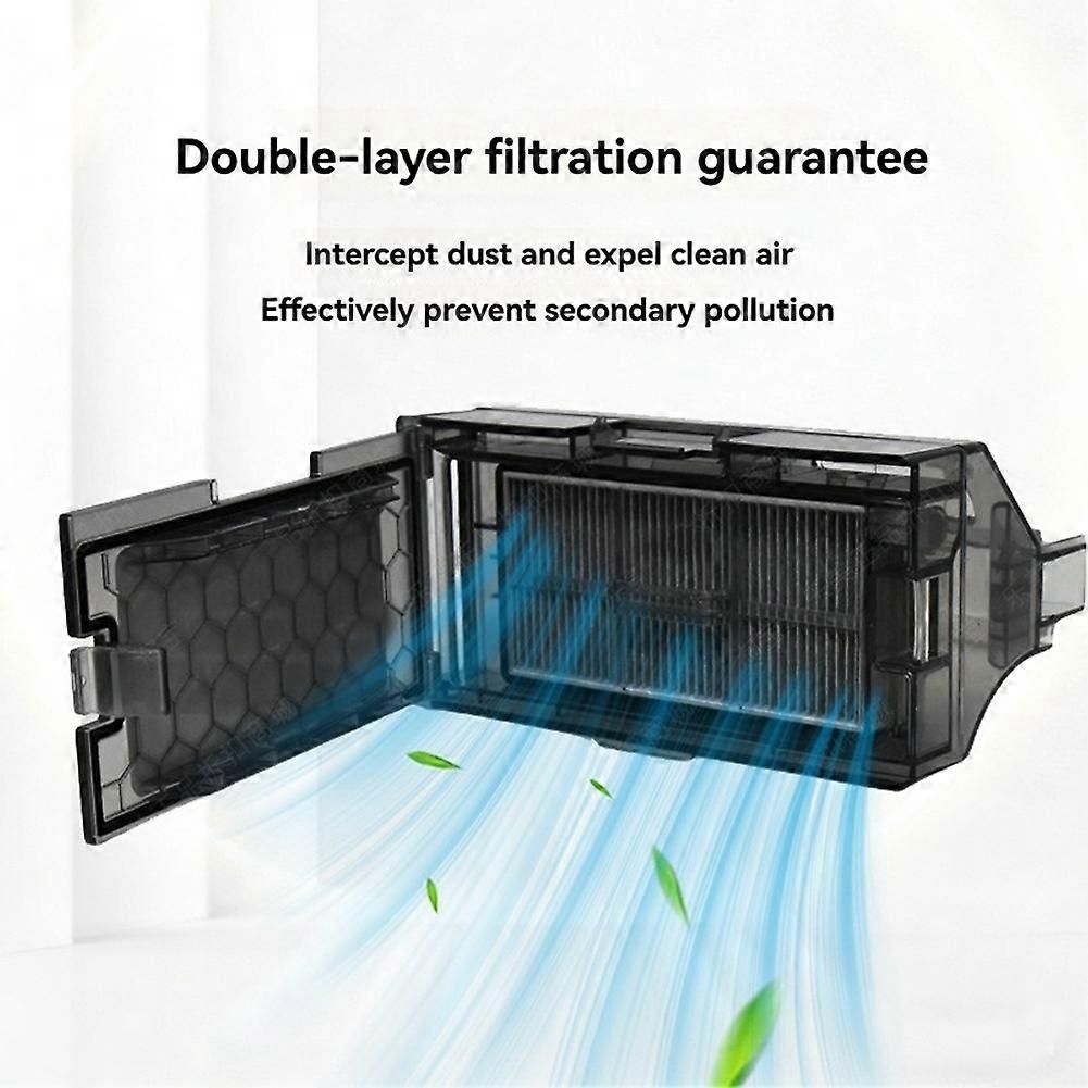 Dust Box with Filter Replaceable for Dreame X50/X50Pro/X50s/X50sPro Tracked Version Vacuum Cleaner Parts Dust Trash Box