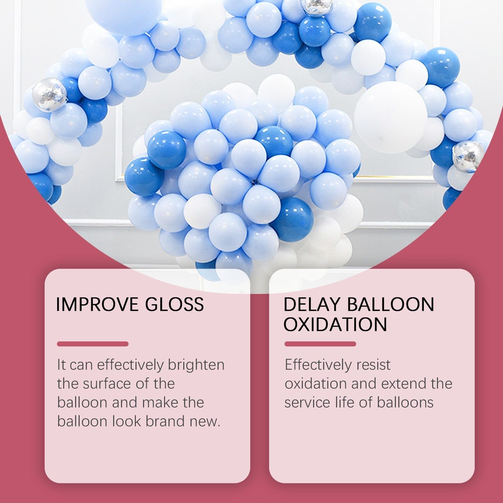 Brighten Balloons Instantly, Anti-Oxidation Sparkling Spray, Perfect for Festive Decorations ,100ml