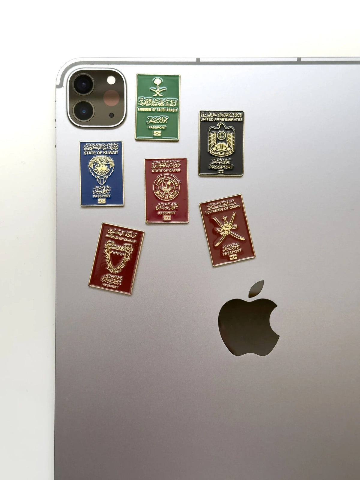 GCC Passport Metal Stickers