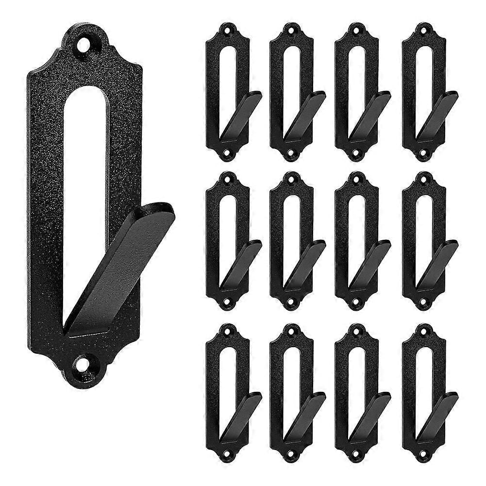 12 Packs Mount Skull Hanger, European Style Deer Head Bracket, Wall Mount for Antelope with Simple Easy Installation Kit