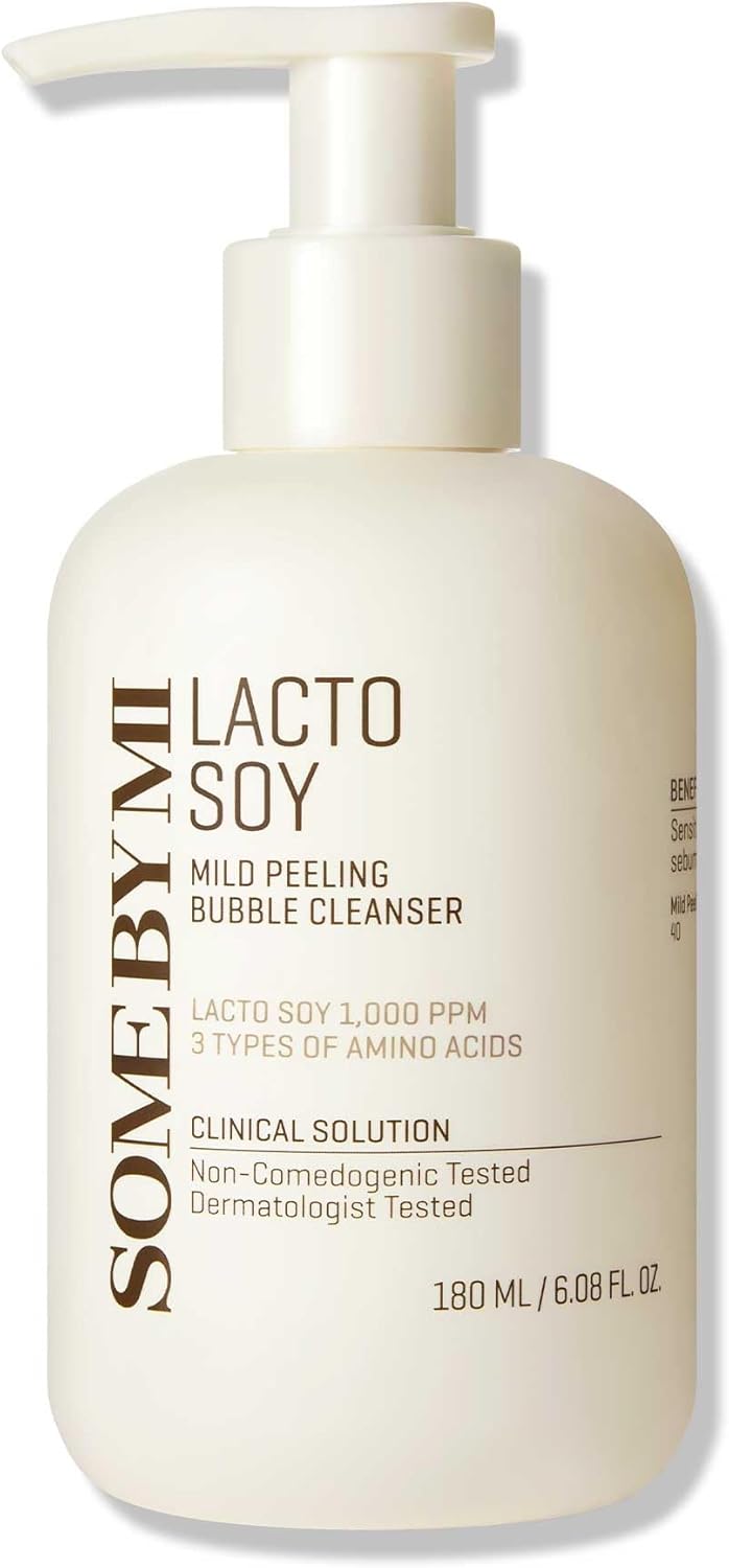 Some By Mi Lacto Soy Mild Bubble Peeling Cleanser 180 مل