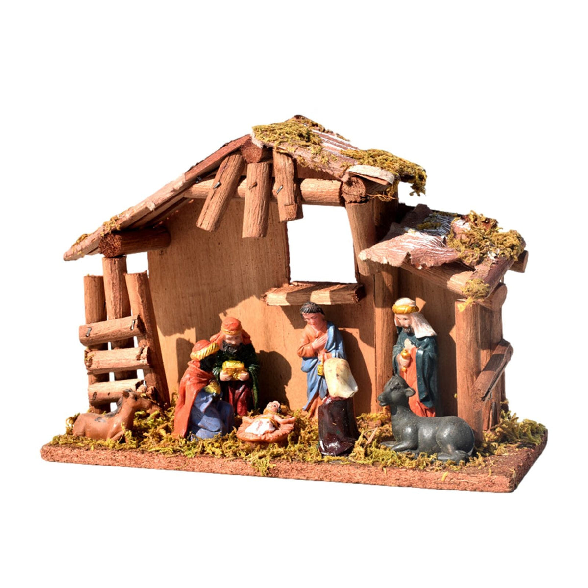 Christmas Nativity Sculpture Jesus Figurine Ornament Xmas Decorations Gift