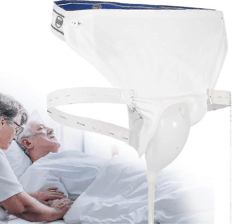 Silicone Urine Collector, 3 Type Optional With 2 Urine Catheter Bags For Elderly Men