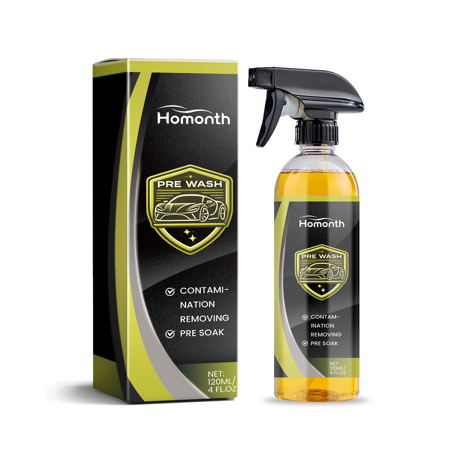 Car Cleaner Daily Maintenance, Stain Removal, Scratch Protection, Eco-Friendly Car Wash ,120ml