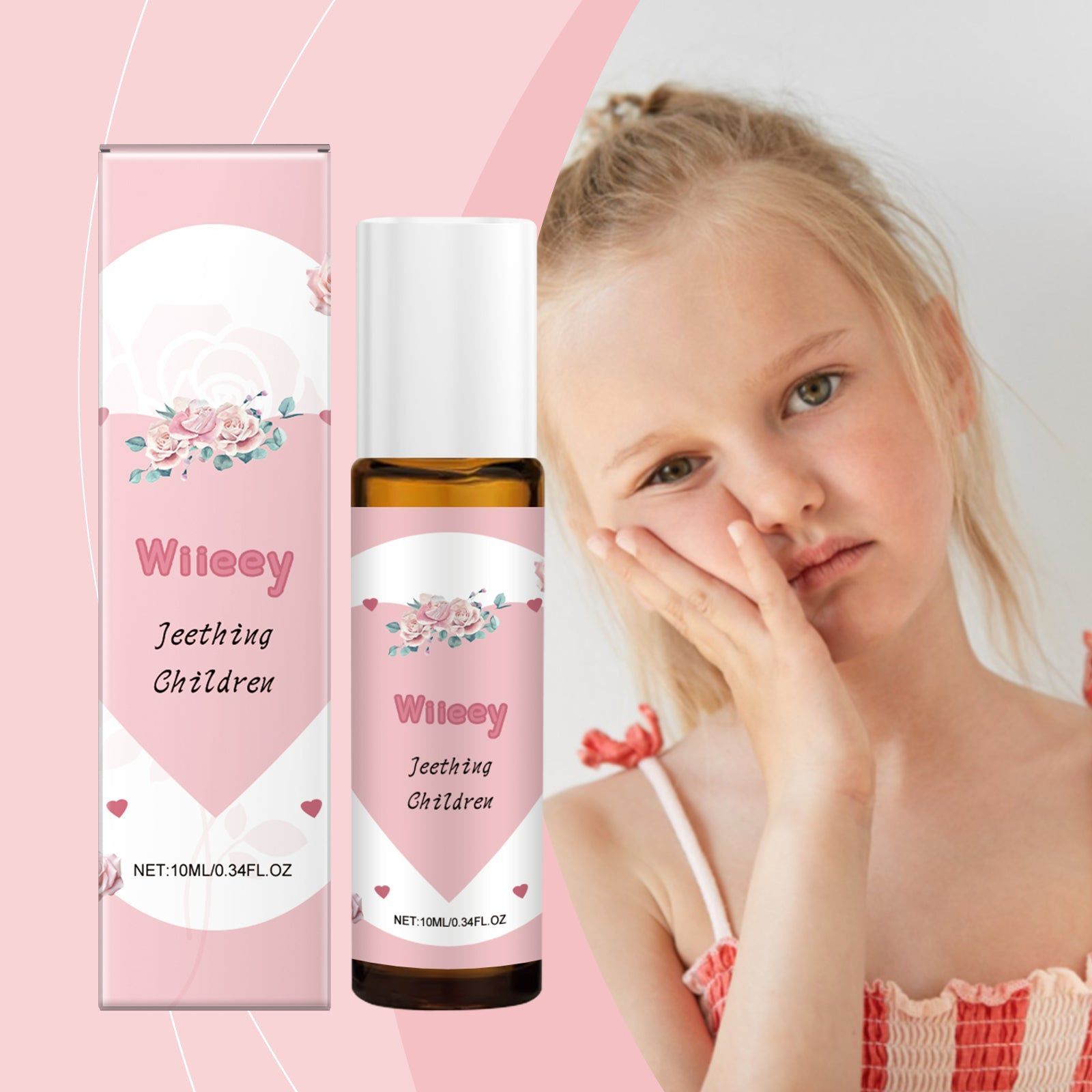 Children's Oral Odor Treatment Spray, Soothing Teething Relief, Fresh Breath ,10ml/box