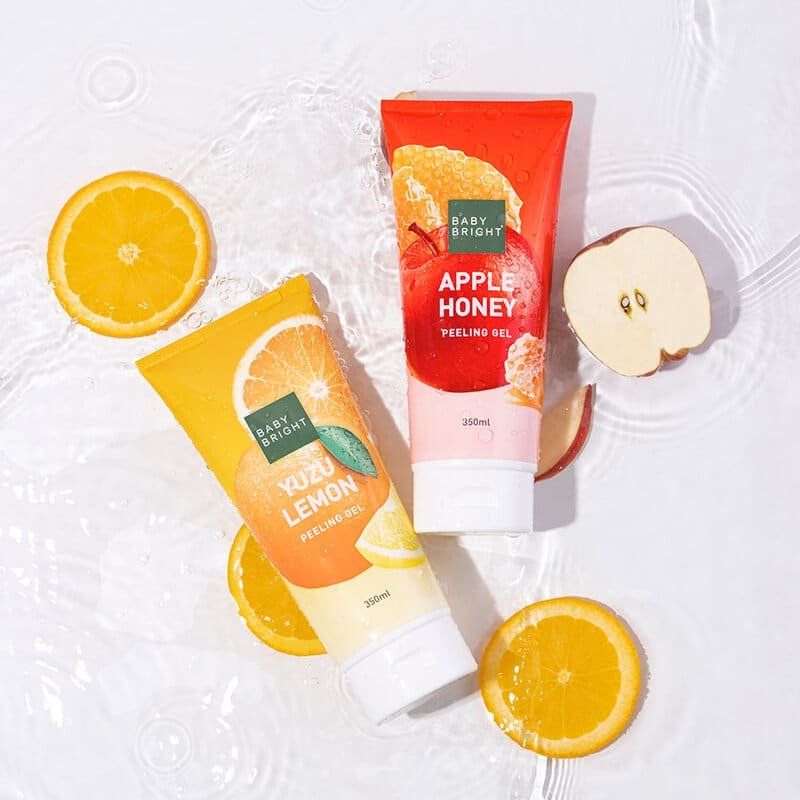APPLE HONEY PEELING GEL 350ML BABY BRIGHT (B)