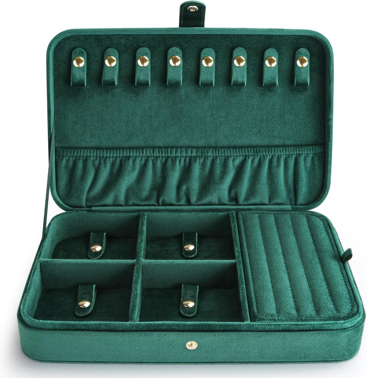 Jewelry Box Premium Velvet Travel Jewelry Organizers Storage Case for Necklace Bracelet