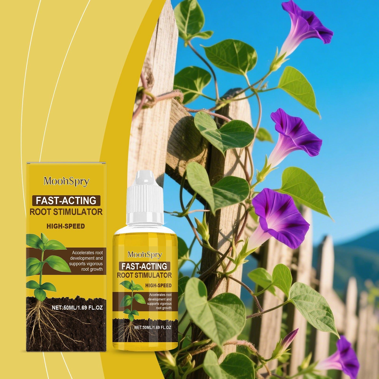 Boost Plant Nutrition, Fast Root Growth Liquid Fertilizer for Indoor Outdoor Plants ,50ml