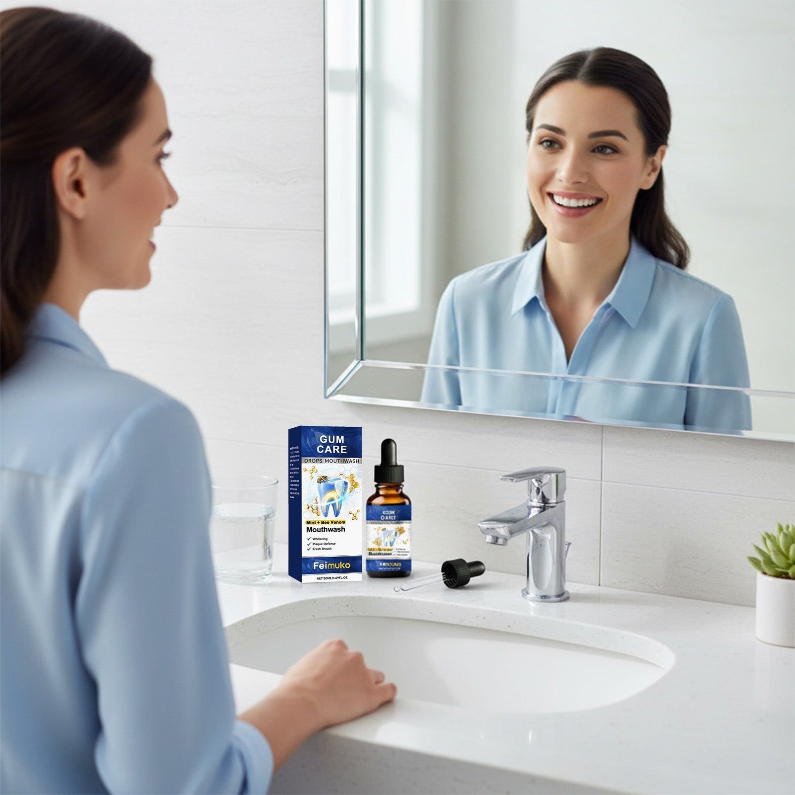 Bee Venom Mouthwash for Fresh Breath, Tartar Removal, Oral Care, Daily Use ,50ml