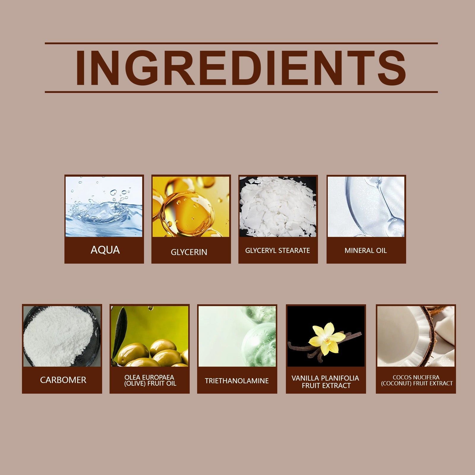 Coconut Body Moisturizer, Hydrating Body Care for Smooth, Glossy Skin ,227g