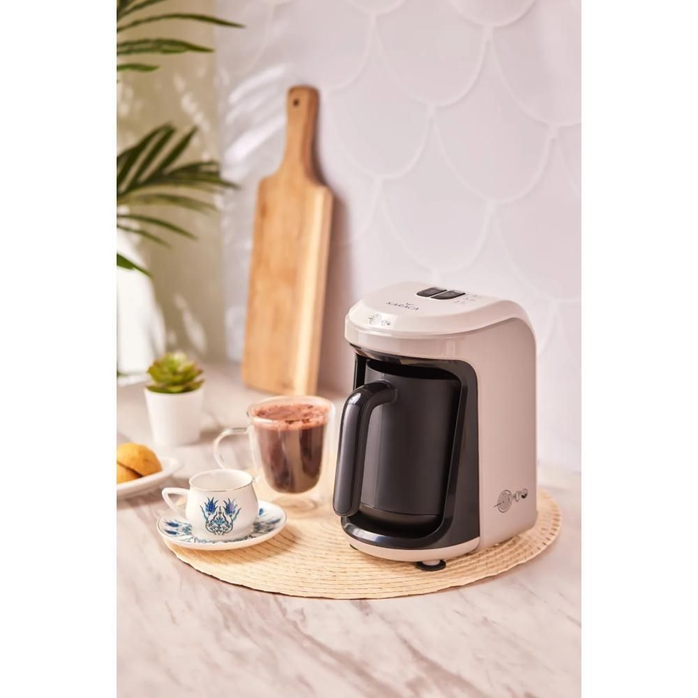 Karaca Hatır Hüps Turkish Coffee Machine With Milk Iconic Beige 300 ml