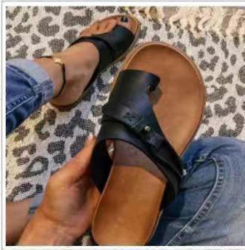 Womens Shoes Ladies Slippers Summer Sandals Flat Toe Shoes Beach Female Wear Flip-flops zxin