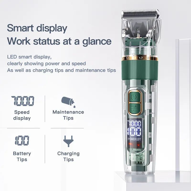 Pet Hair Clipper with Guide Combs