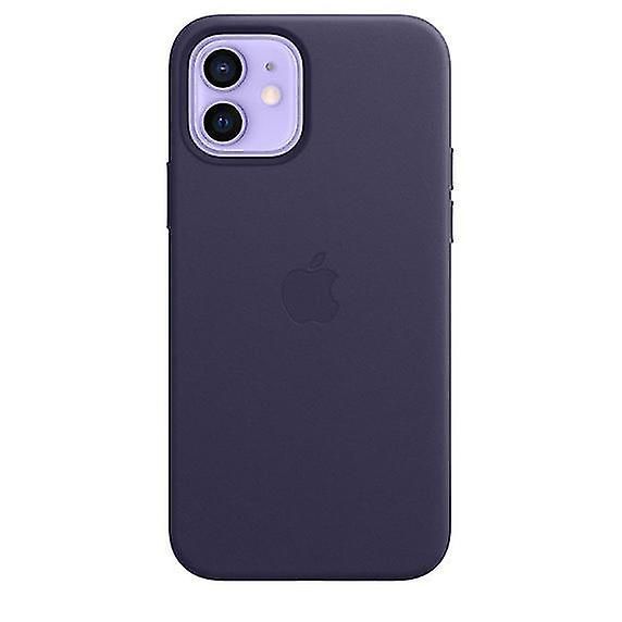 For iPhone 12/12 Pro - Leather Case with MagSafe, Stylish and Protective Phone Cover