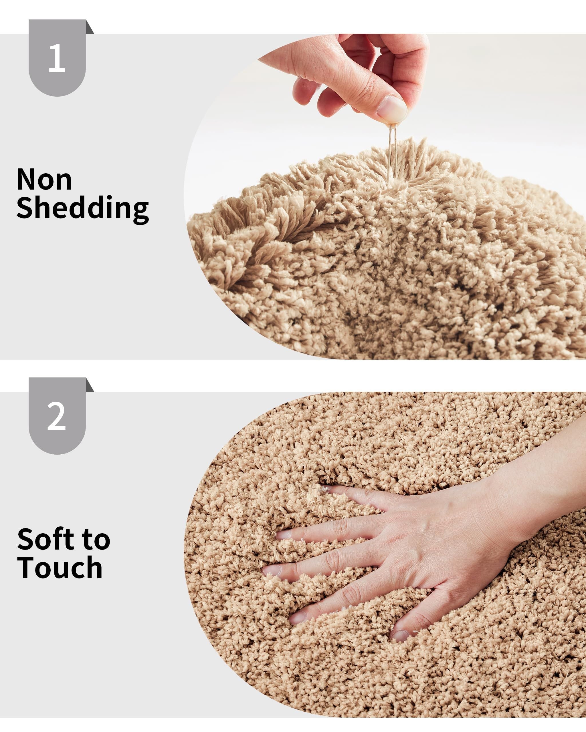 AIESY® Washable Plush Luxury Soft Shaggy Disolla Bath Mat