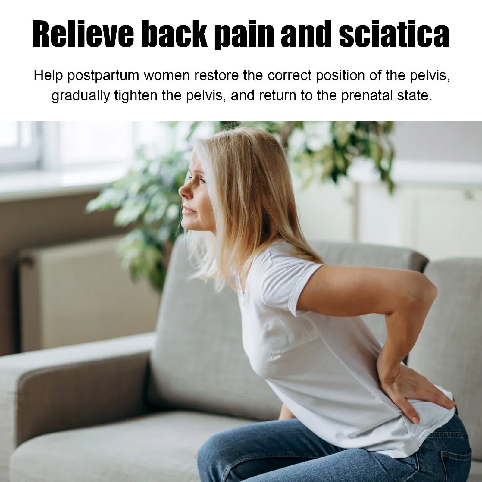 Relieve Back Pain with Body Care Brace, Sciatica, Hip & Joint Support ,1pcs