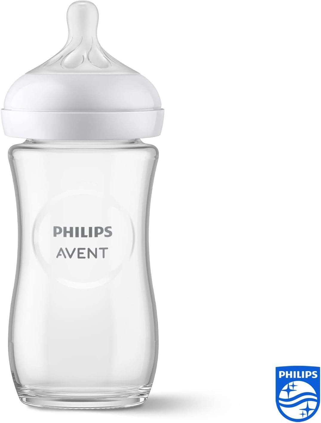 Philips Avent Natural Response Glass Baby Bottle - 240ml