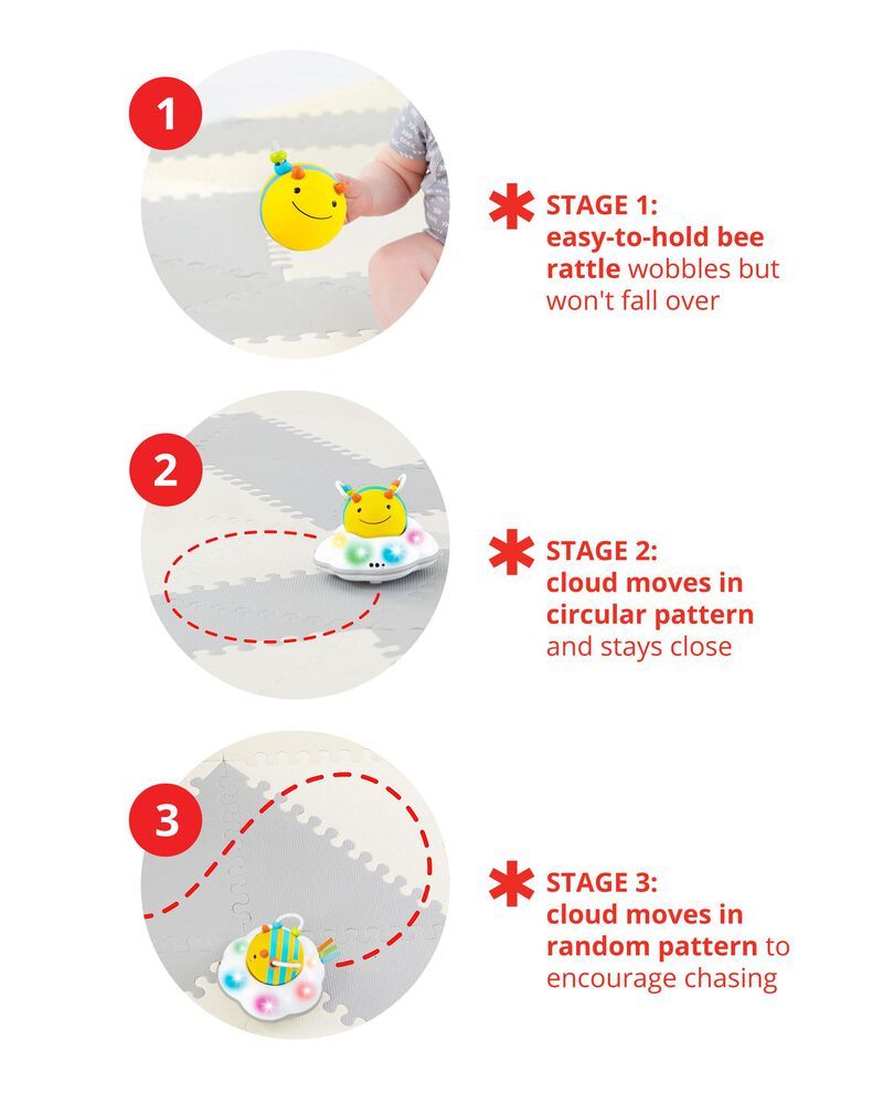 Skip Hop Explore & More Follow Bee Crawl Toy