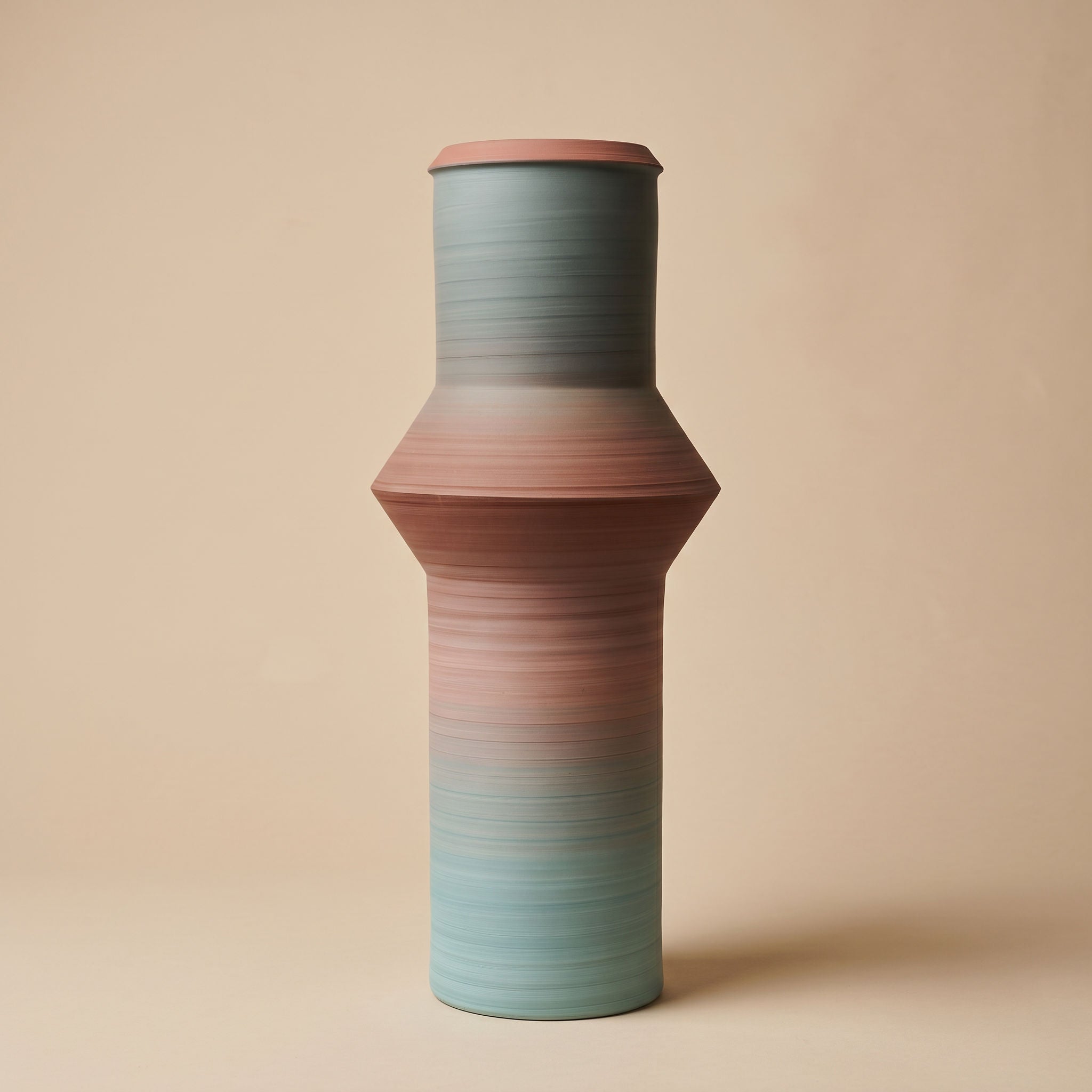 Tati deco Metal cylindre vase