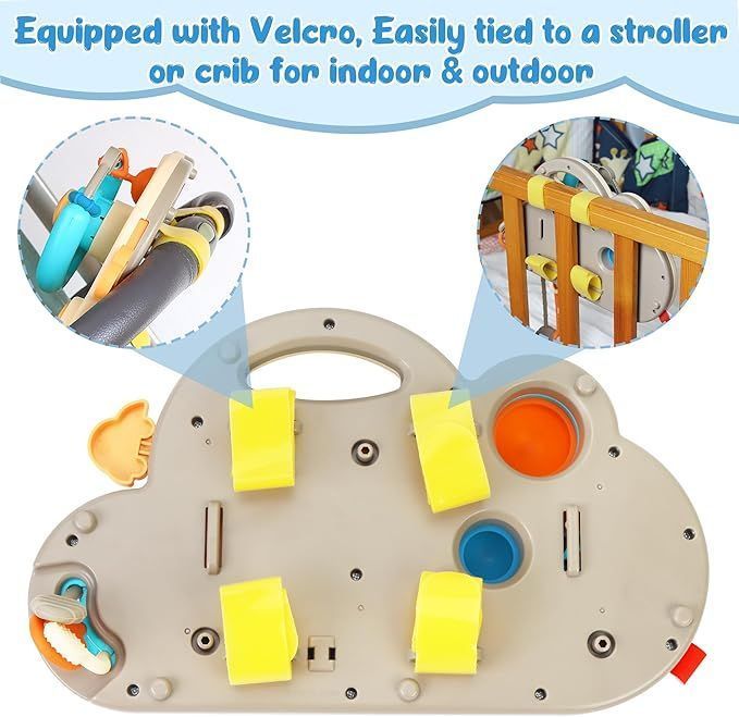 Baby Car Busy Board Steering Wheel Toys Toddlers Montessori Toy Christmas Gifts for Boys Girls
