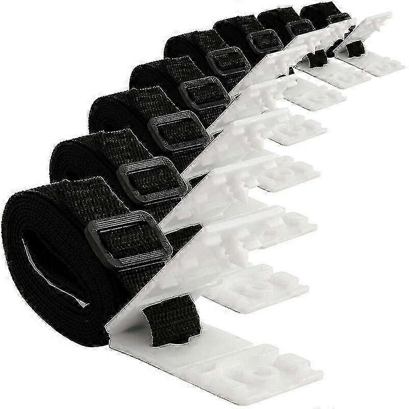 8-Pack Pool Cover Retaining Straps With Clips for Tarpaulins