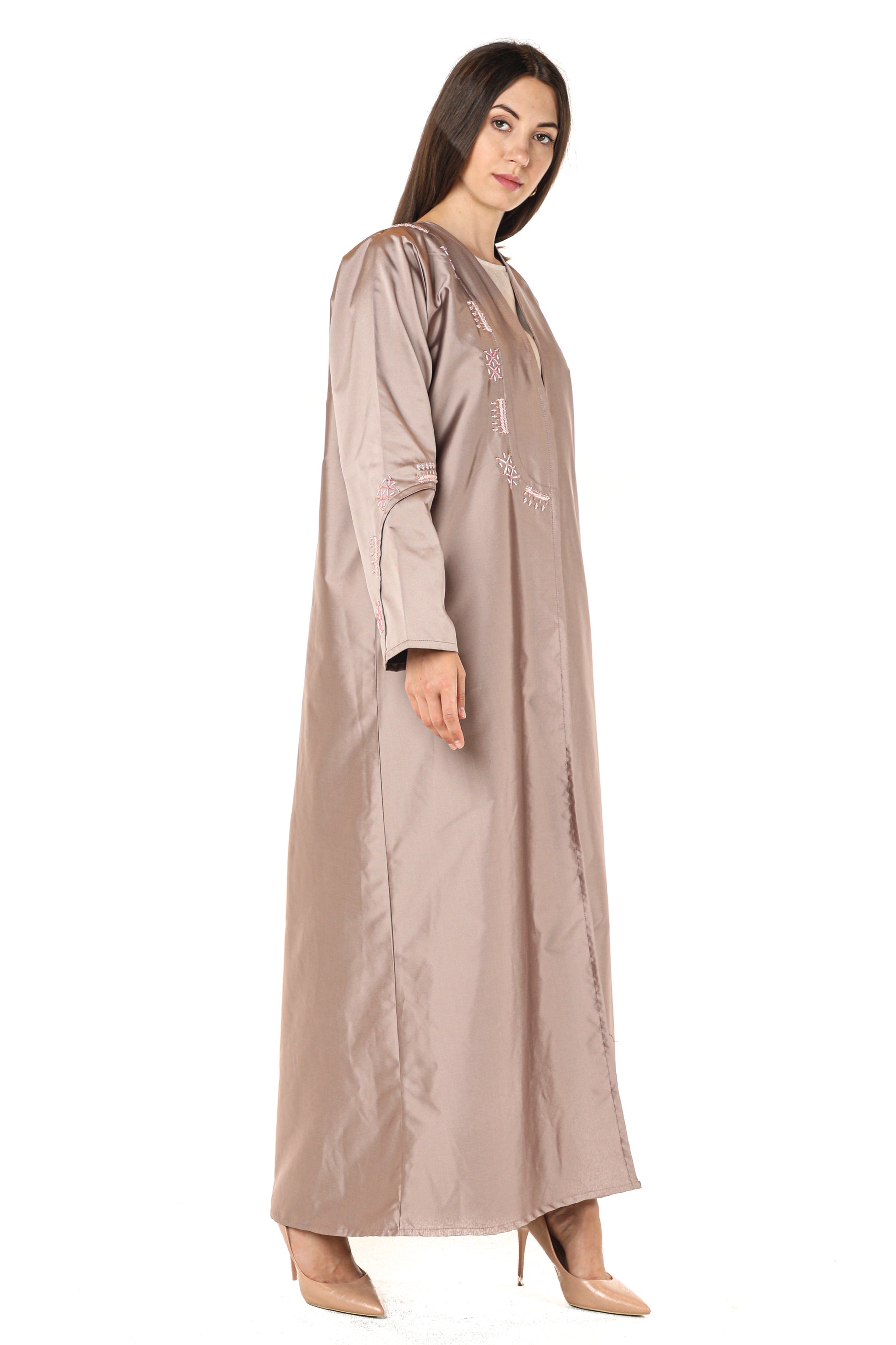 MOiSTREET Victoria Satin Abaya