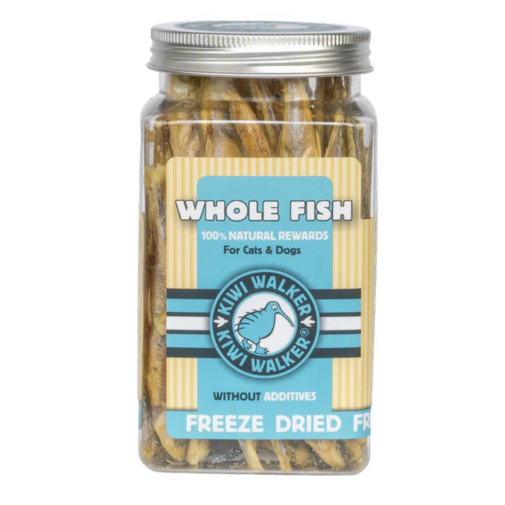 Kiwi Walker Freeze Dried Whole Fish Dogs & Cat Treats 70g