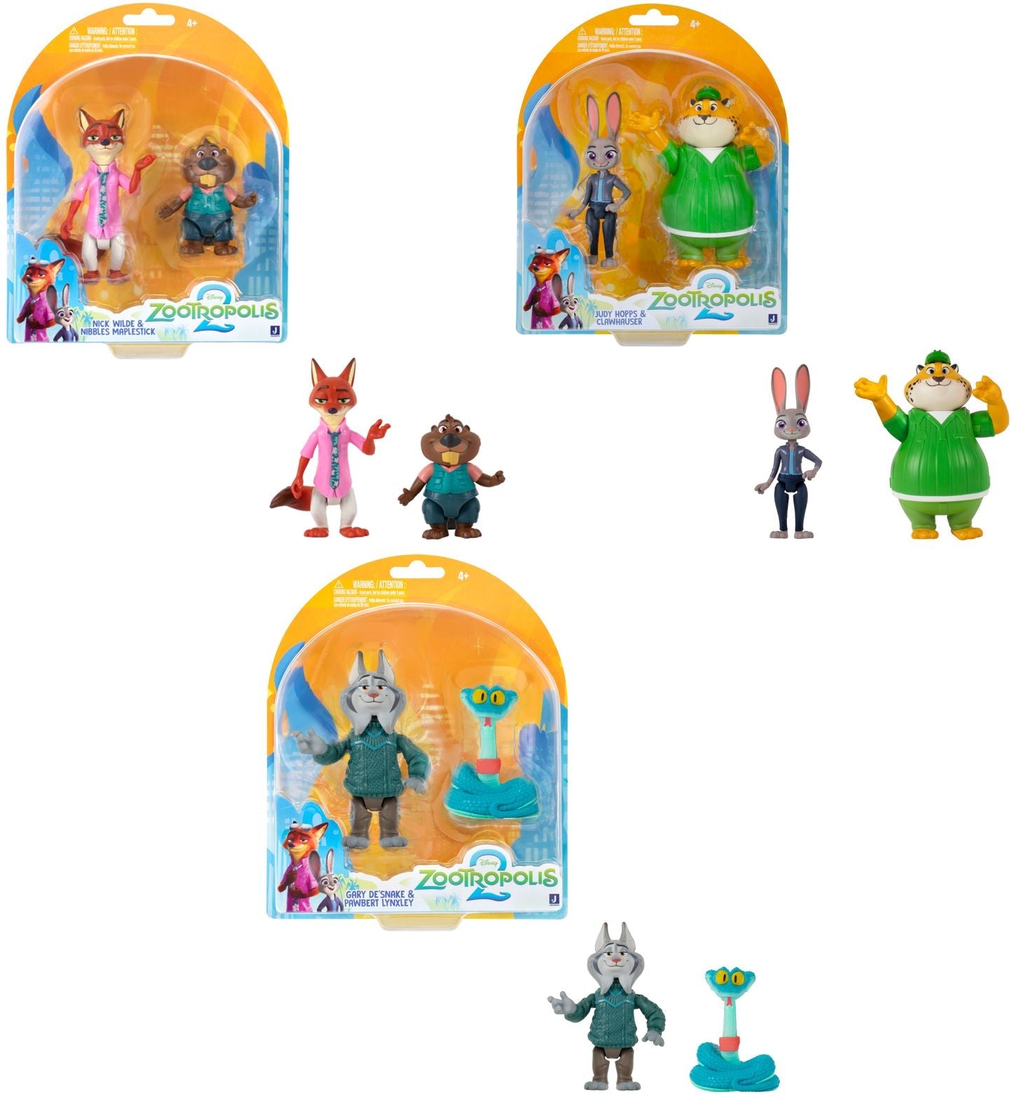 🦊🐰 Zootropolis 2 Figure 2-Pack – Random Selection (3 Assortments)