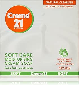 CREME21 SOFT CARE MOISTURISING CREAM SOAP - 125GMS