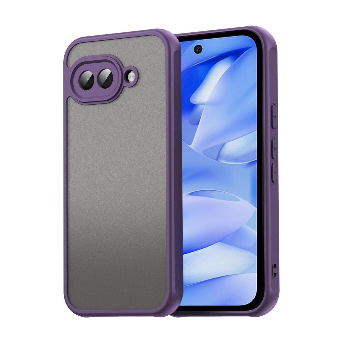 TPU Hybrid PC Frosted Phone Case For Google Pixel 9a
