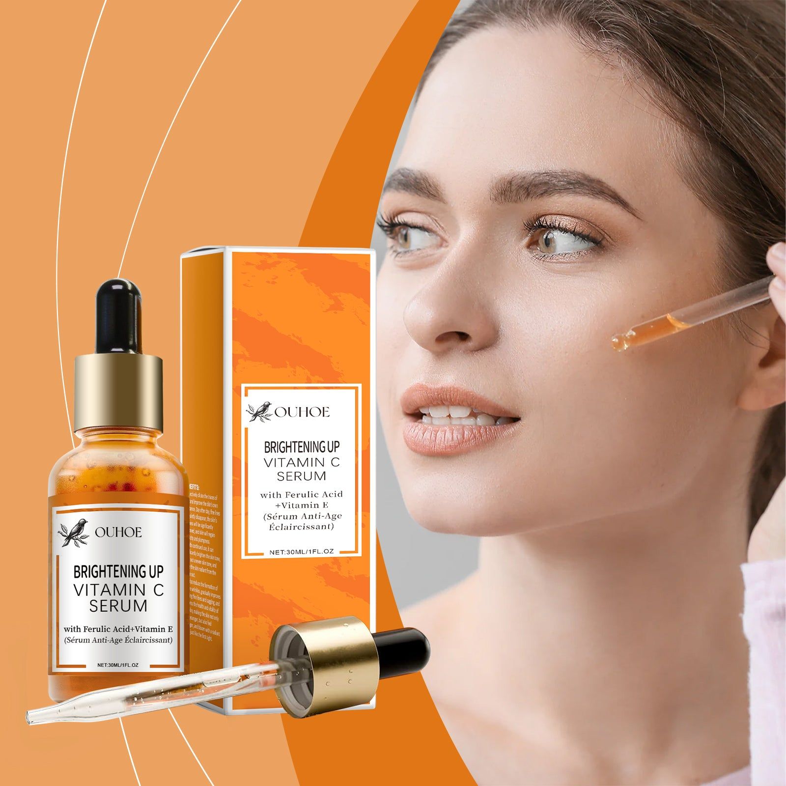 Revitalize Skin with Vitamin C Face Essence, Brightening, Hydrating, Anti-Aging ,30ml
