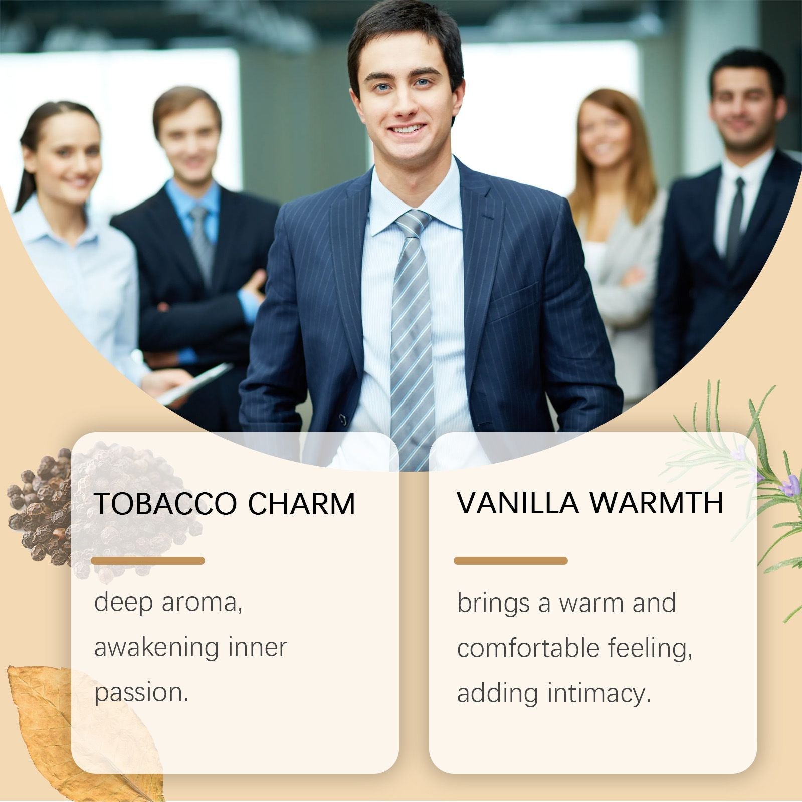 100ml Tobacco Cologne with Warm Woody and Long Wear