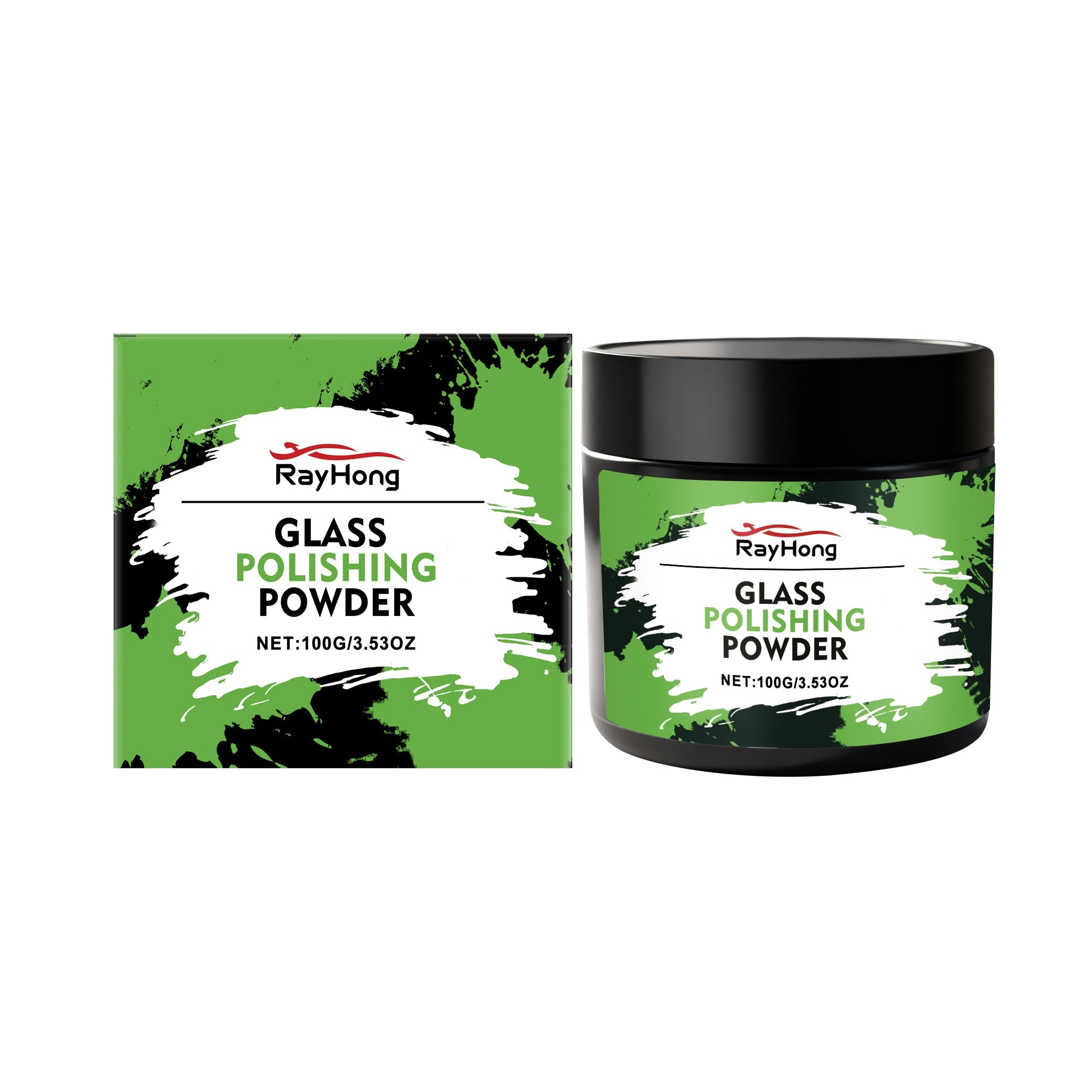 Car Glass Cleaning Polishing Powder, Scratch Remover, Shine & Decontaminate ,100g