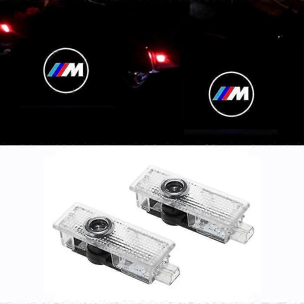 2x For Led Bmw Door Light Logo Projectors Light - Car Accessories zxin