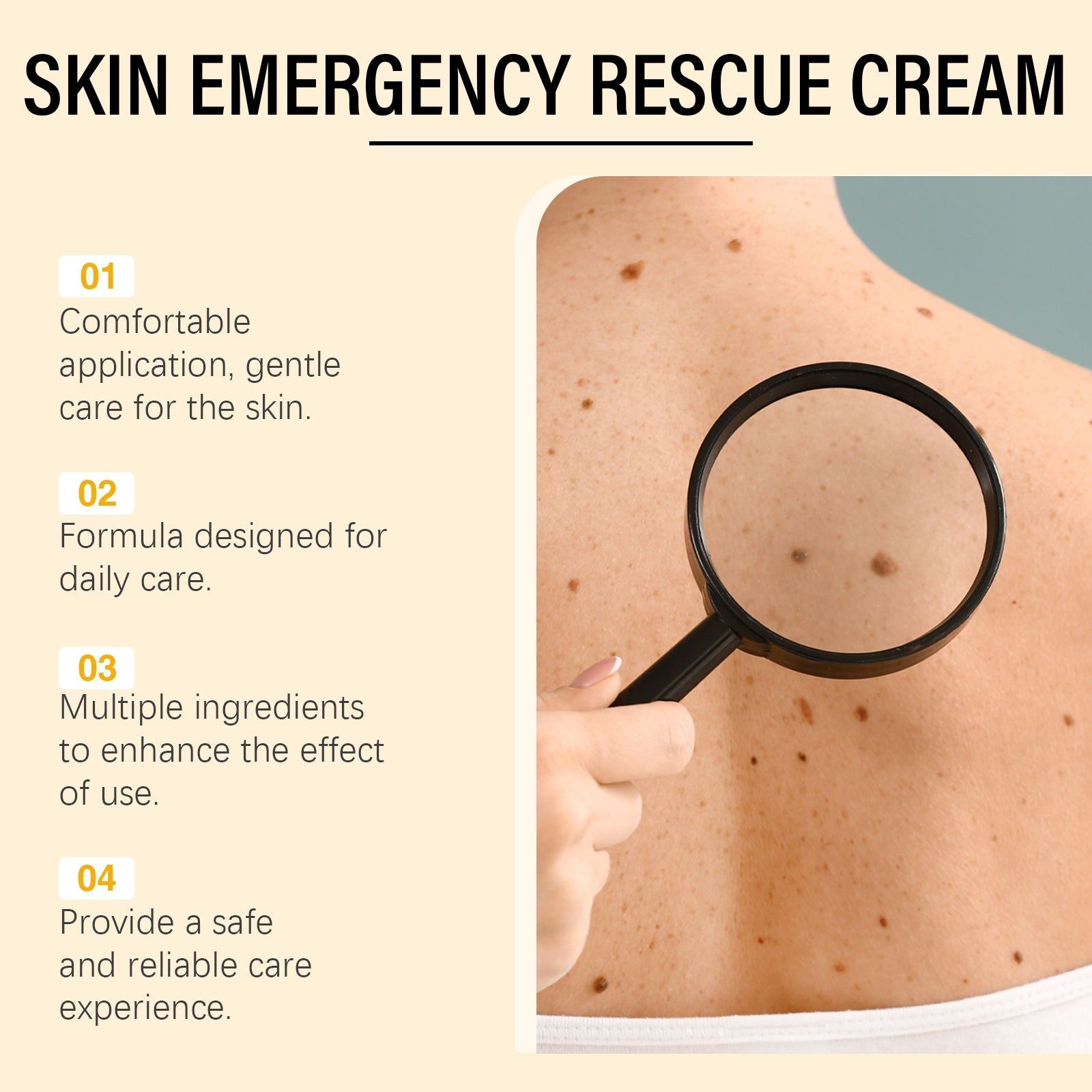 Bee Venom Skin Care Cream, Gentle Moisturizer, Wart Remover, Natural Skin Care ,60g