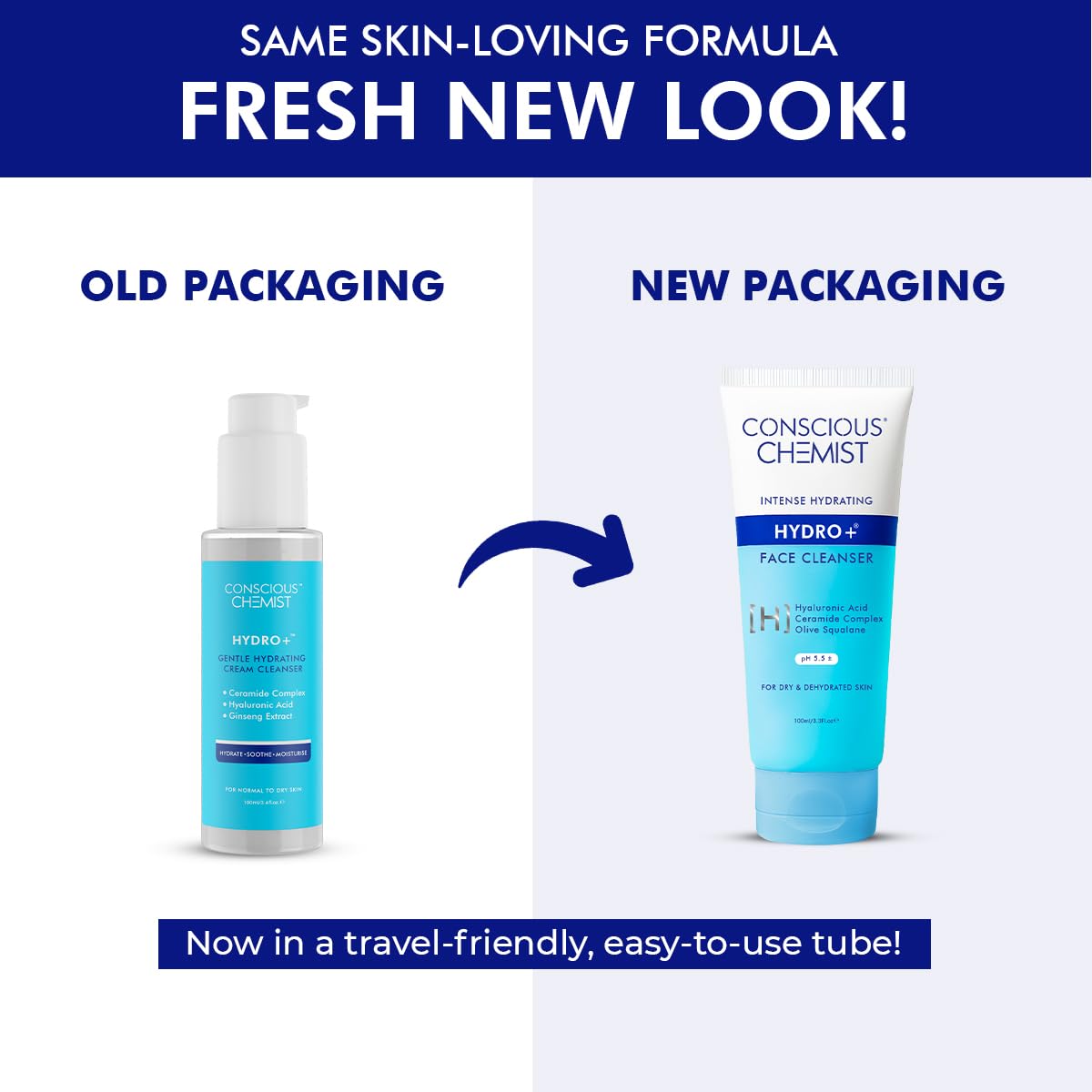 Conscious Chemist Gentle Face Wash for Dry Skin | 100ml