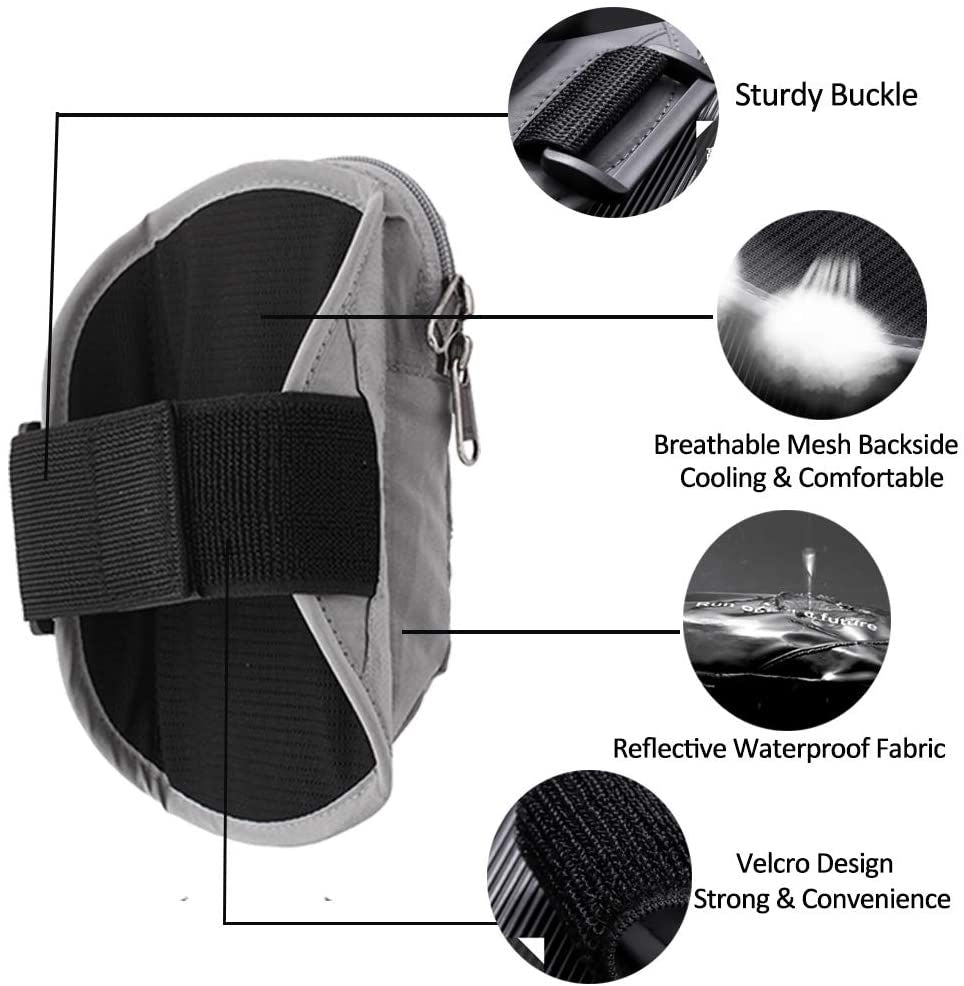 Running Arm Bag Waterproof Sports Armband Brachialbag Mobile Phone Holder Arm Pouch Bag