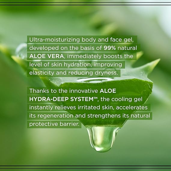Ev 99% Nat Aloe Vera Tea Tree Oil Body & Face Gel 250Ml