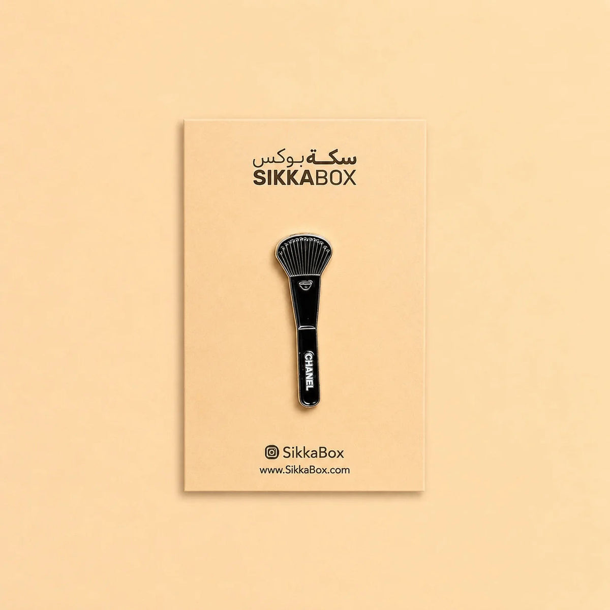 Chanel Makeup Brush Metal Sticker