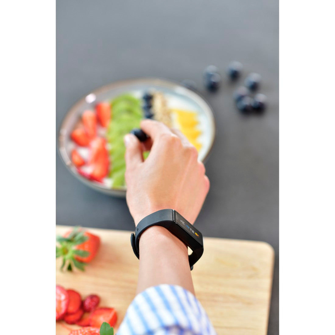 HAMA 178601"Fit Track 3900" Fitness Tracker, Pulse Meter, Calories, Sleep Analysis