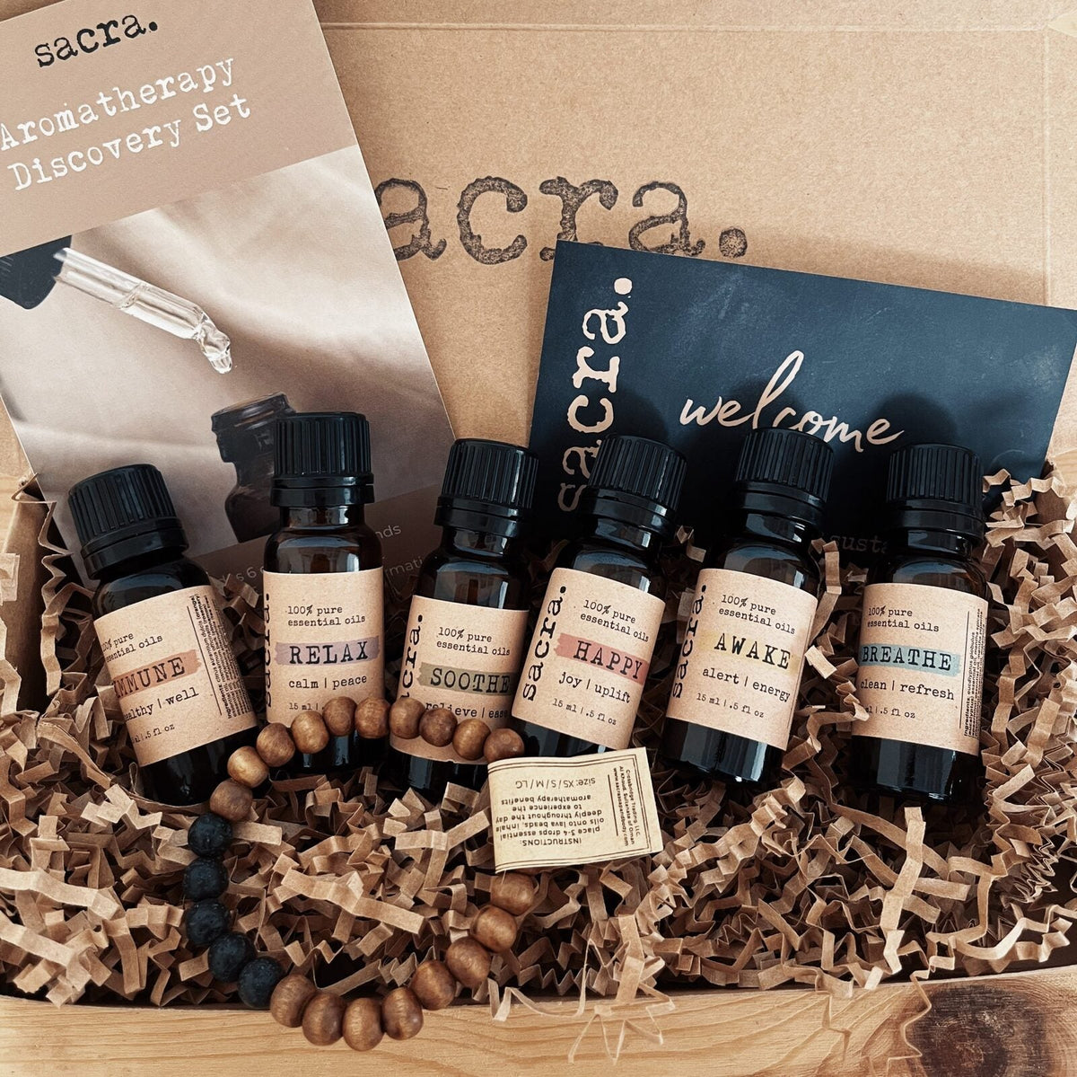 Aromatherapy Discovery Set with Diffuser Bracelet