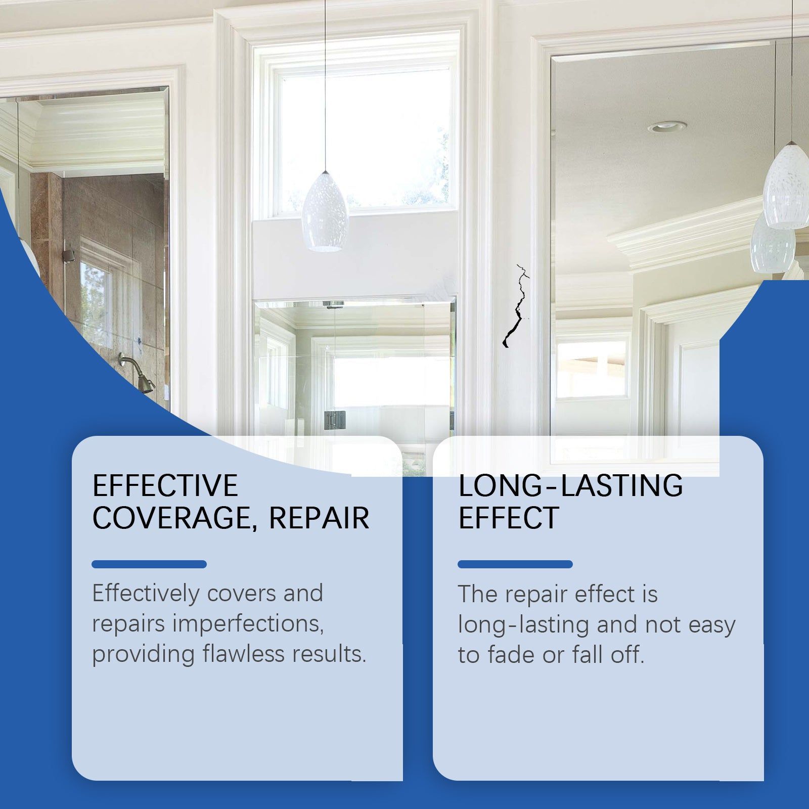 Premium Repair Paint for Walls, Waterproof, Scratch Cover, Easy to Use ,30ml
