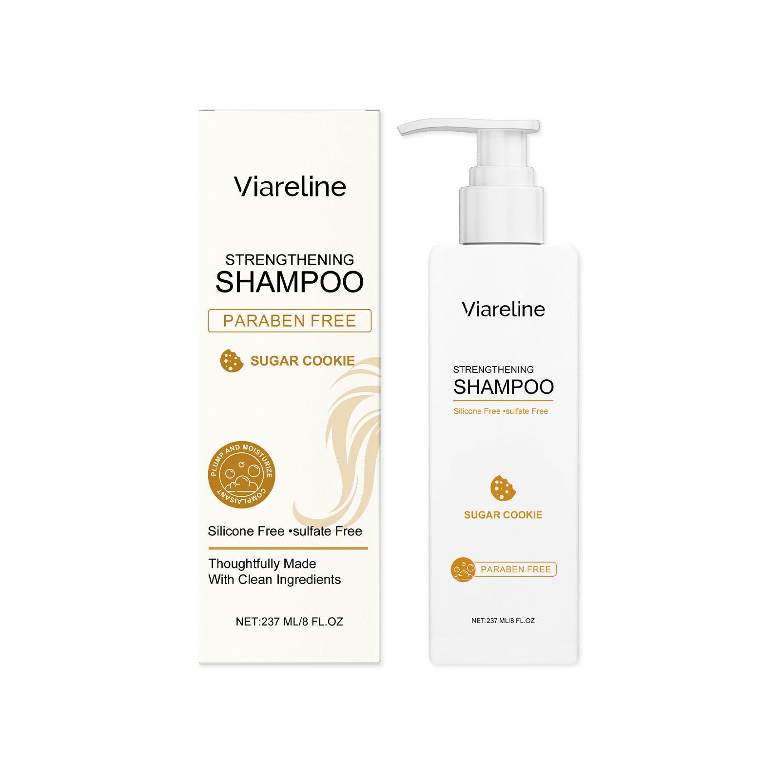 Amino Acid Hair Care Shampoo, Moisturizing, Strengthening, Silky Hair, Refreshing Fragrance ,237ml
