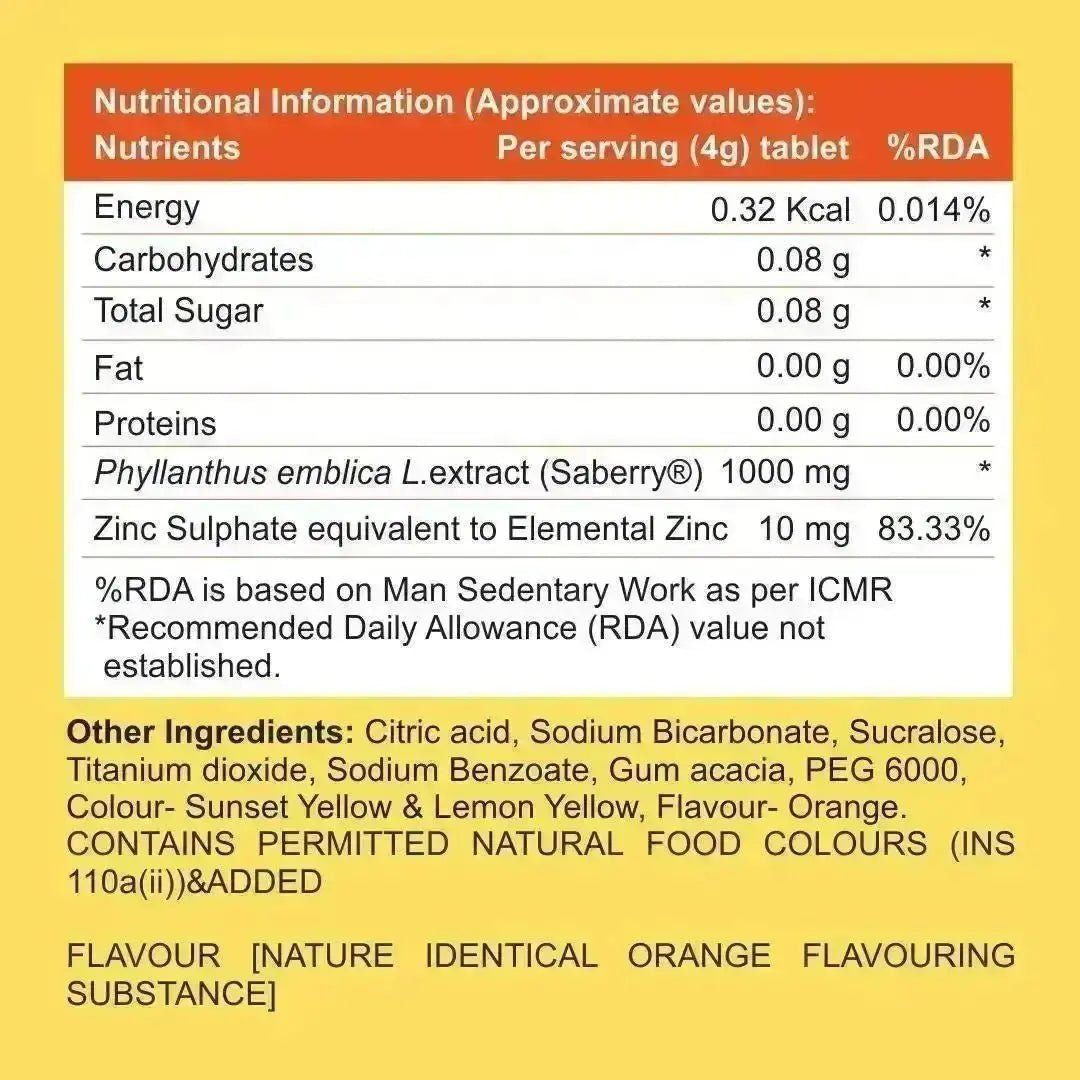 أقراص غلوتون إسكور-Z الفوارة (بنكهة البرتقال) 20
